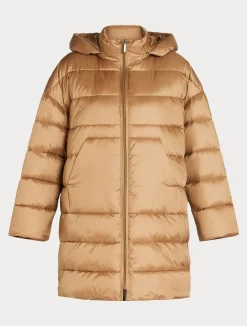 Best Marina Rinaldi Puffer in technical fabric CAMEL