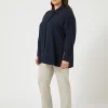 Fashion Marina Rinaldi Pure wool poplin trousers BEIGE