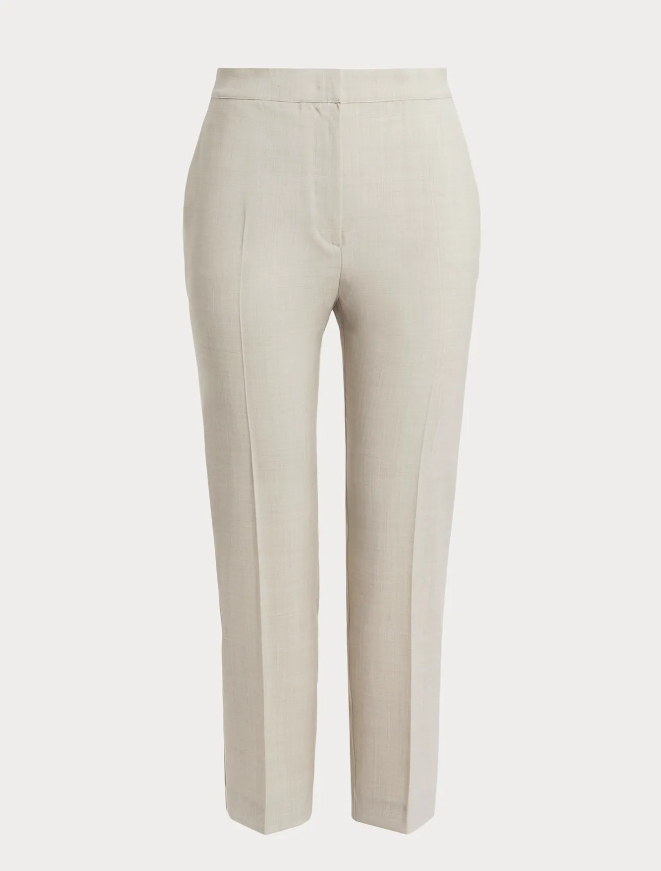 Fashion Marina Rinaldi Pure wool poplin trousers BEIGE