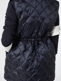Hot Marina Rinaldi Quilted gilet MIDNIGHTBLUE