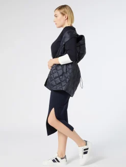 Hot Marina Rinaldi Quilted gilet MIDNIGHTBLUE
