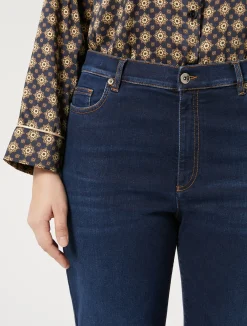 Discount Marina Rinaldi Regular jeans in indigo denim NAVY
