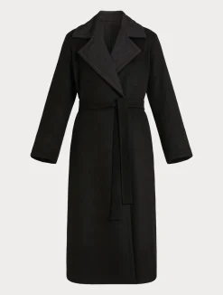 Online Marina Rinaldi Reversible long coat BLACK