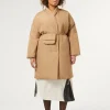 Hot Marina Rinaldi Reversible padded jacket CAMEL