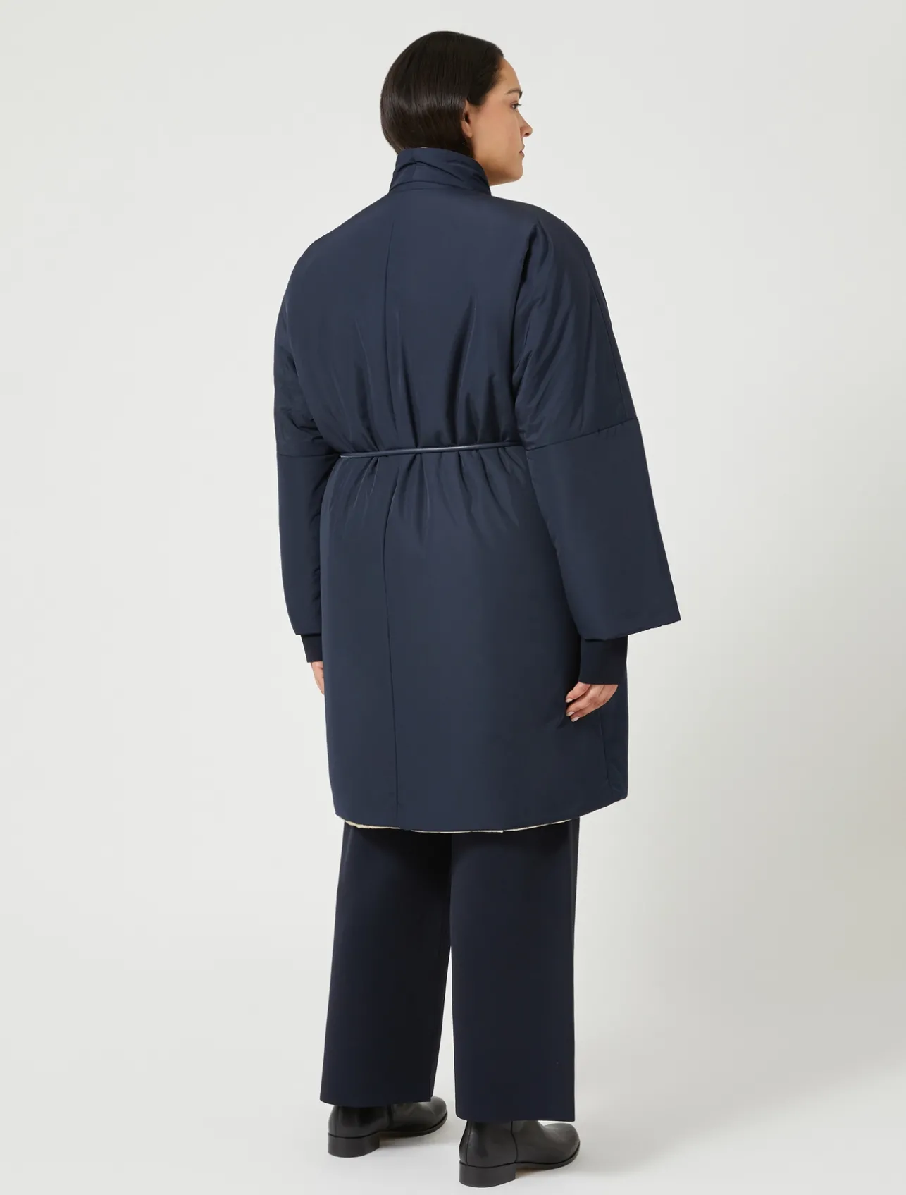 Clearance Marina Rinaldi Reversible padded jacket MIDNIGHTBLUE