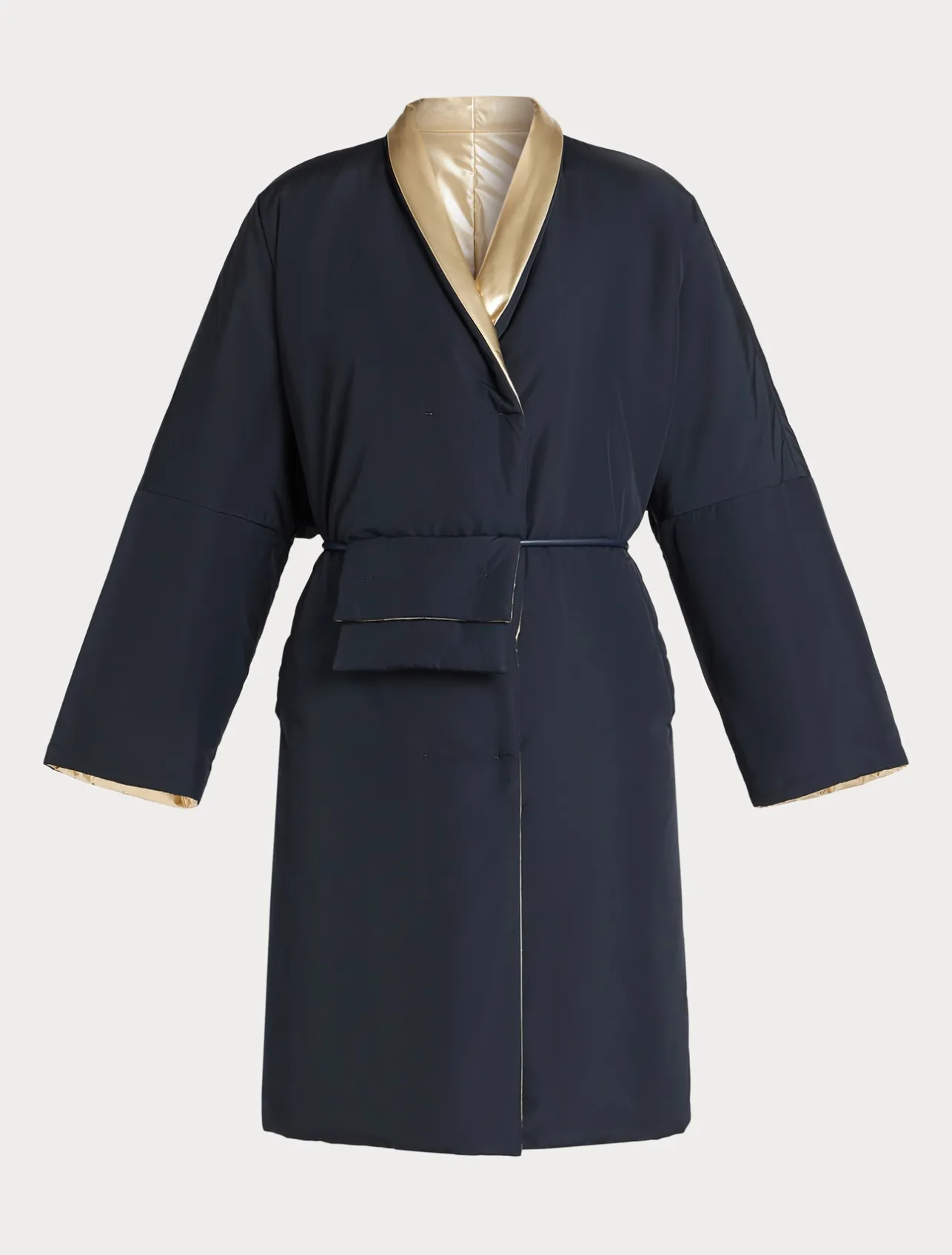 Clearance Marina Rinaldi Reversible padded jacket MIDNIGHTBLUE