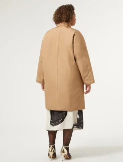 Hot Marina Rinaldi Reversible padded jacket CAMEL