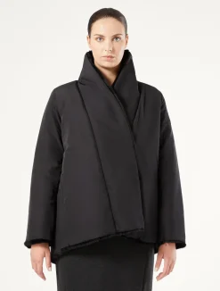 Clearance Marina Rinaldi Reversible short padded jacket BLACK