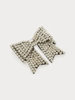 Outlet Marina Rinaldi Rhinestone brooch BLACK