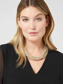 Sale Marina Rinaldi Rhinestone jewel belt BEIGEGOLDEN