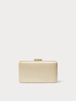 New Marina Rinaldi Satin clutch bag BEIGE
