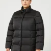 New Marina Rinaldi Satin down jacket BLACK
