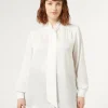 Sale Marina Rinaldi Satin shirt WHITE