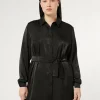Sale Marina Rinaldi Satin shirt BLACK