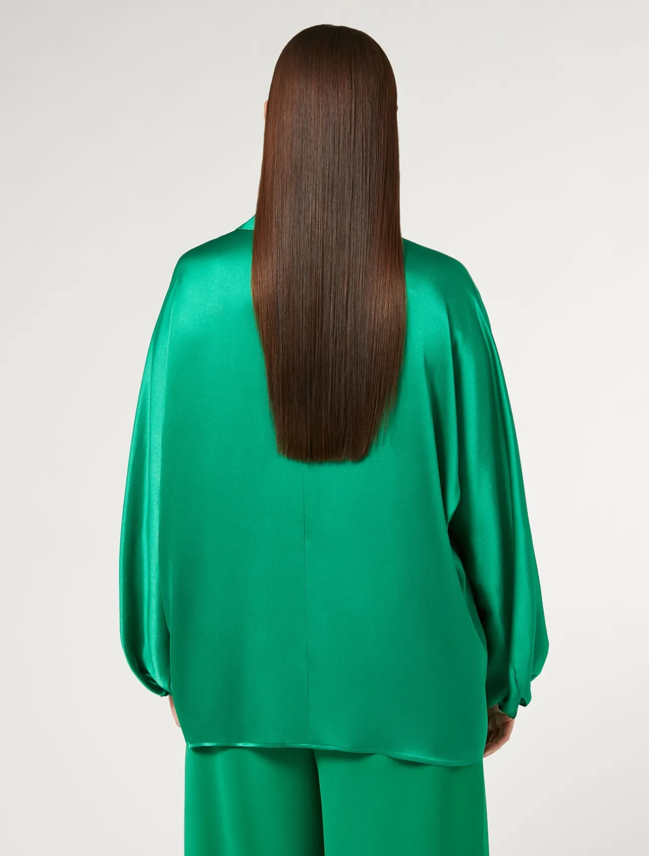 Hot Marina Rinaldi Satin shirt GREEN