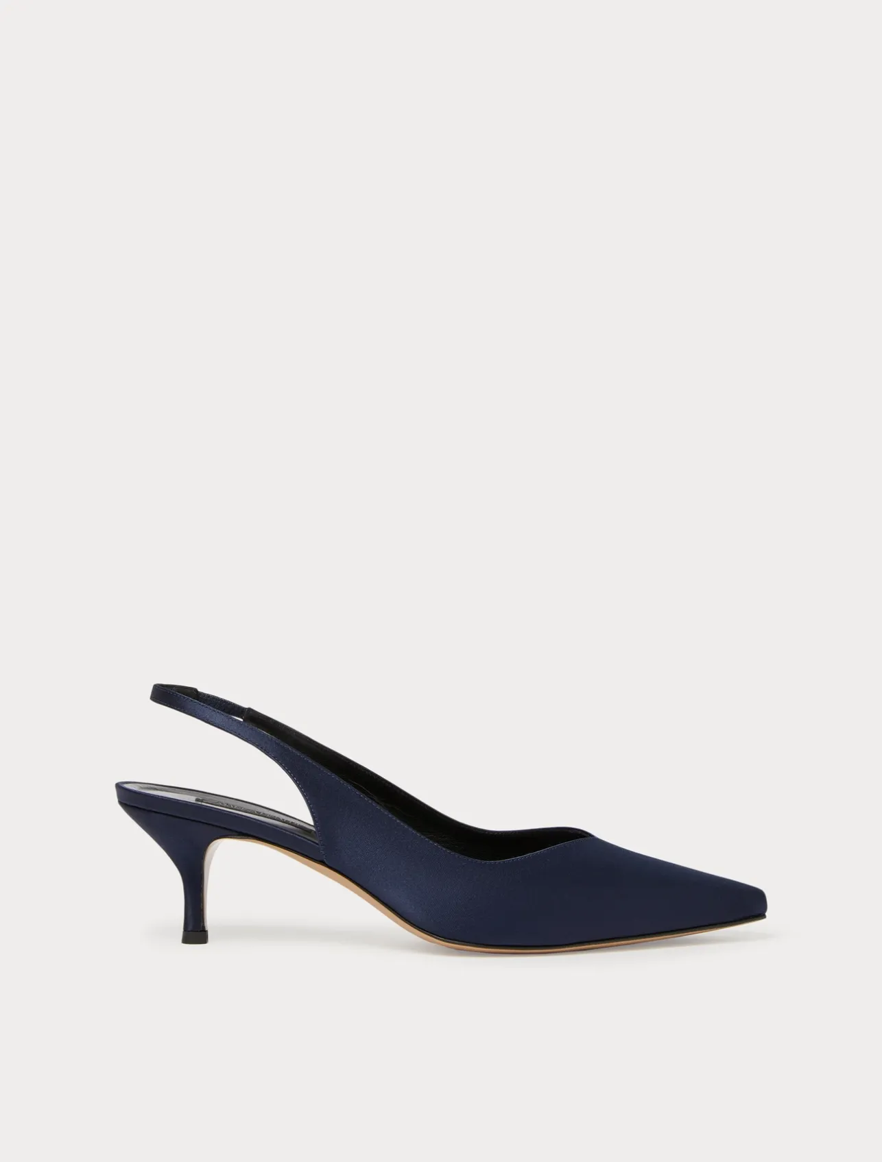Online Marina Rinaldi Satin sling-back court shoes ULTRAMARINE