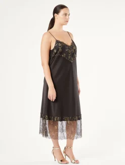 Best Marina Rinaldi Satin slip DARKBOWN
