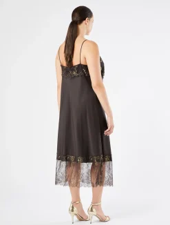 Best Marina Rinaldi Satin slip DARKBOWN