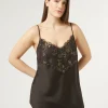 Outlet Marina Rinaldi Satin top DARKBOWN