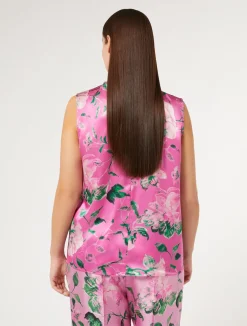 Discount Marina Rinaldi Satin top PINK