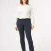 Discount Marina Rinaldi Satin trousers MIDNIGHTBLUE