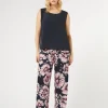 Online Marina Rinaldi Satin trousers MIDNIGHTBLUE