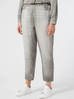 Online Marina Rinaldi Satin trousers MEDIUMGREY
