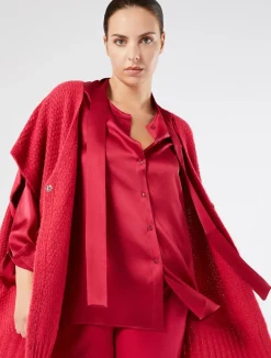 Hot Marina Rinaldi Satin tunic RED