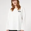 Fashion Marina Rinaldi Scuba crepe sweatshirt MILK
