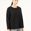 Best Marina Rinaldi Scuba crepe sweatshirt BLACK