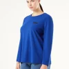 Fashion Marina Rinaldi Scuba crepe sweatshirt CORNFLOWERBLUE
