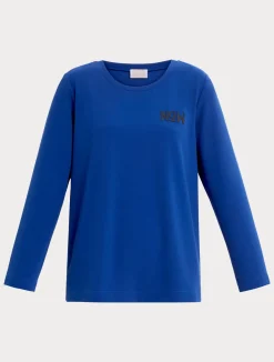 Fashion Marina Rinaldi Scuba crepe sweatshirt CORNFLOWERBLUE
