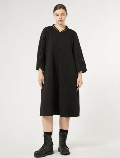 Online Marina Rinaldi Scuba jersey dress BLACK