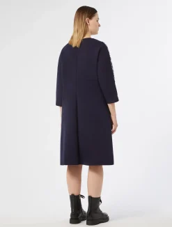 Clearance Marina Rinaldi Scuba jersey dress ULTRAMARINE