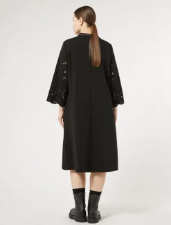 Online Marina Rinaldi Scuba jersey dress BLACK