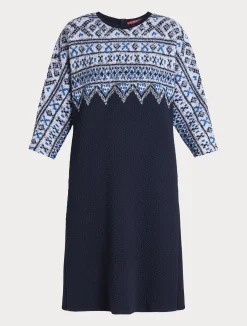 Clearance Marina Rinaldi Scuba jersey dress ULTRAMARINE