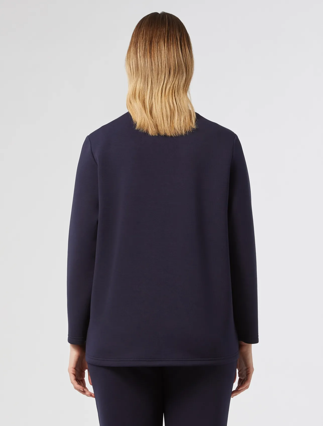 Outlet Marina Rinaldi Scuba jersey sweatshirt ULTRAMARINE