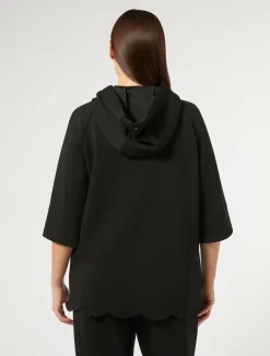 Best Marina Rinaldi Scuba jersey sweatshirt BLACK