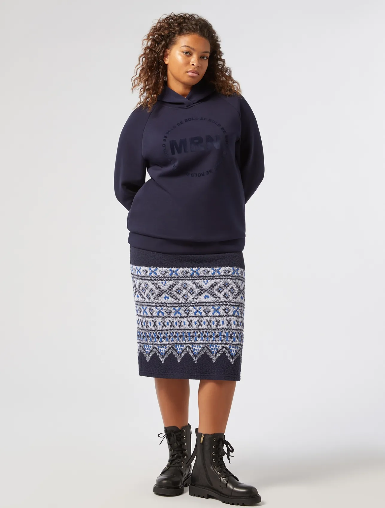 Online Marina Rinaldi Scuba jersey sweatshirt ULTRAMARINE
