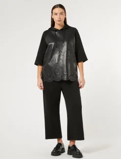 Best Marina Rinaldi Scuba jersey sweatshirt BLACK