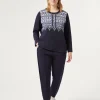 Sale Marina Rinaldi Scuba jersey trousers ULTRAMARINE