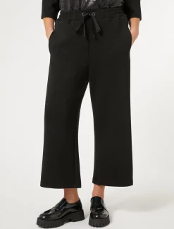 Best Marina Rinaldi Scuba jersey trousers BLACK
