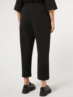 Best Marina Rinaldi Scuba jersey trousers BLACK