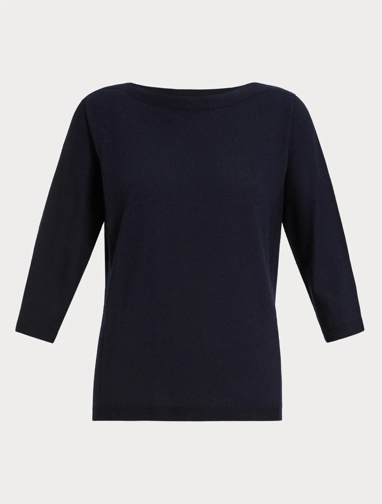 New Marina Rinaldi Seamless wool sweater MIDNIGHTBLUE