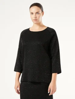 Hot Marina Rinaldi Sequinned jumper BLACK