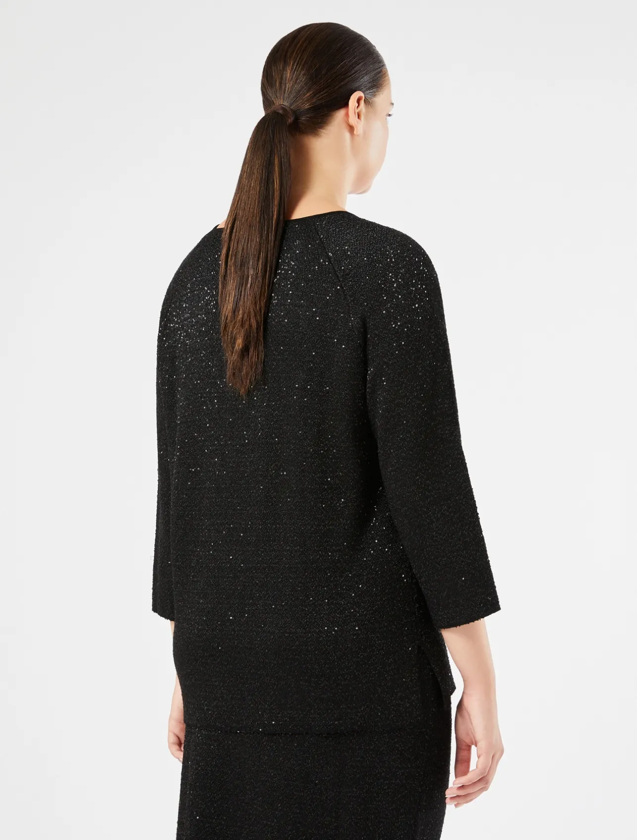 Hot Marina Rinaldi Sequinned jumper BLACK