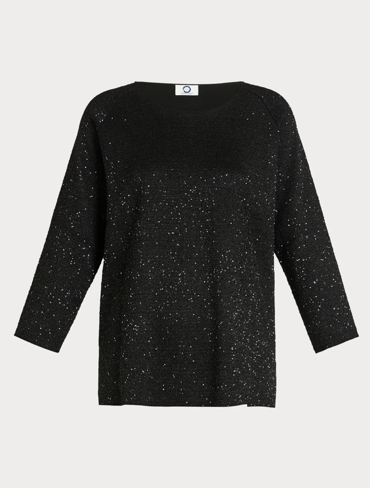 Hot Marina Rinaldi Sequinned jumper BLACK