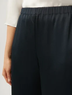 Hot Marina Rinaldi Shiny frisottino trousers MIDNIGHTBLUE