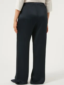 Hot Marina Rinaldi Shiny frisottino trousers MIDNIGHTBLUE