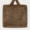 Fashion Marina Rinaldi Shopper bag with soft texture TURTLEDOVEGREY